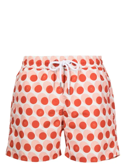 Frescobol Carioca polka-dot swim shorts Orange 2205652