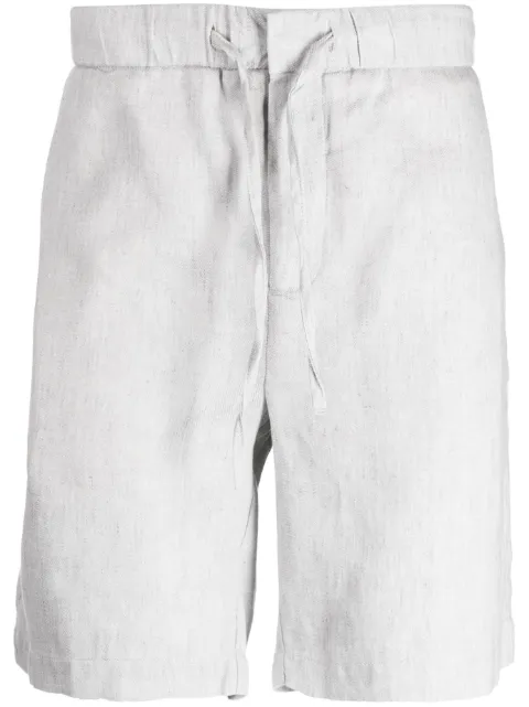 Frescobol Carioca Felipe linen-cotton shorts Grey 124160
