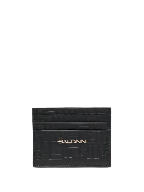 Baldinini monogram-pattern leather card holder Black G1DPWG7R8133