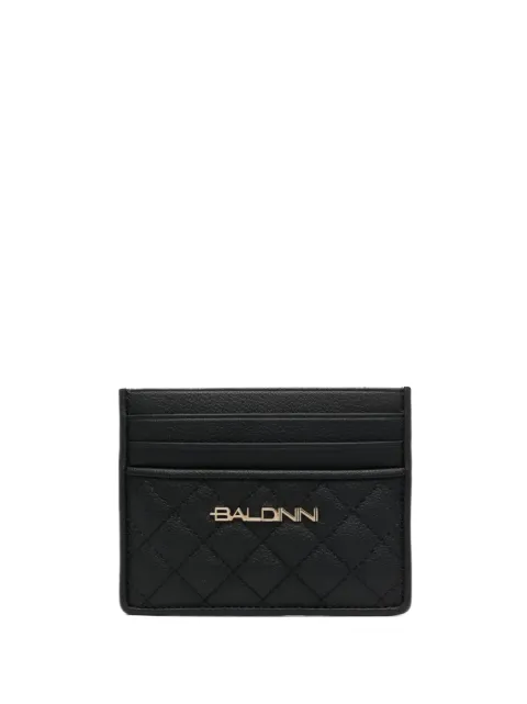 Baldinini quilted leather card holder Black G2DPWGA08133