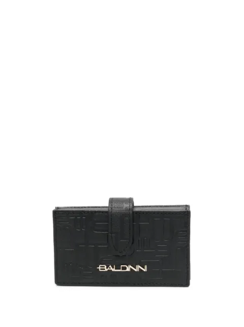 Baldinini monogram-pattern leather wallet Black G1DPWG7R8383