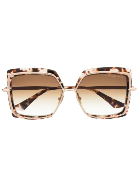 Dita Eyewear tortoiseshell square-frame sunglasses Gold DTS5035802