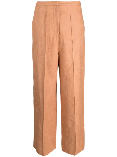 Alysi Ajoure' wide-leg trousers Neutrals 103111P3026
