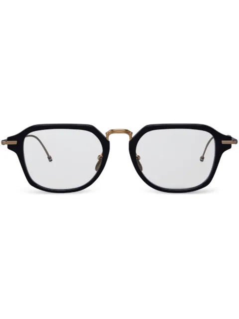 Thom Browne Eyewear rectangle-frame glasses Blue UEO423AG0003