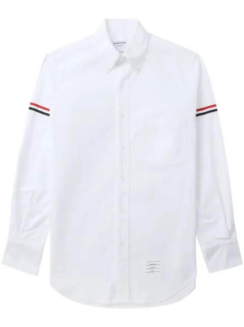 Thom Browne Oxford stripe-detail shirt White MWL150EF0313100