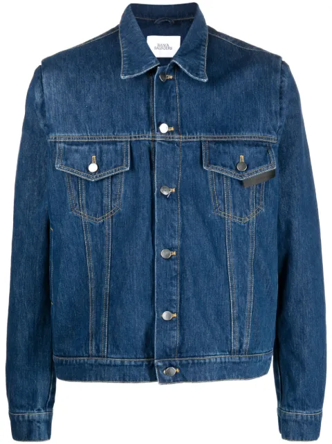 Bianca Saunders Lexxus denim jacket Blue LEXXUS306
