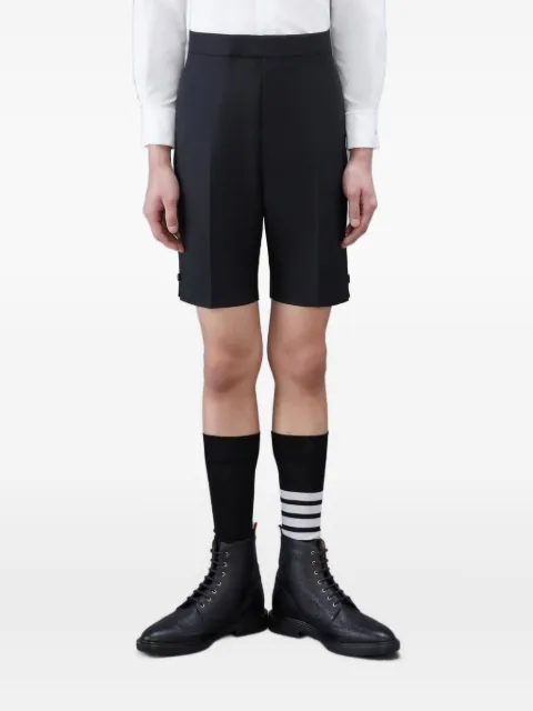 Thom Browne twill tipping classic backstrap shorts Black MTC002B00626