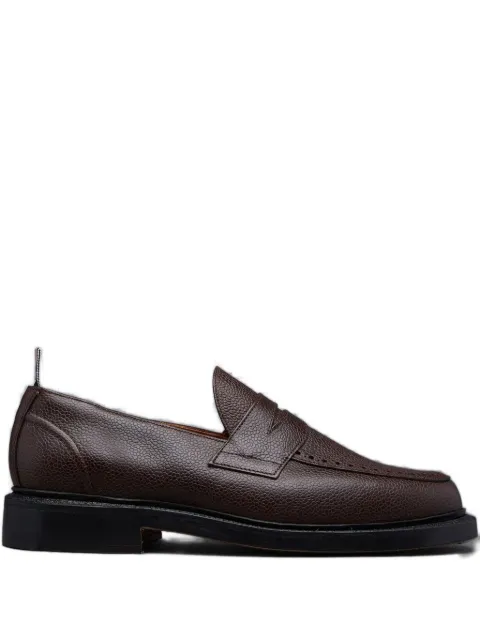 Thom Browne leather loafers Brown MFL085A06257