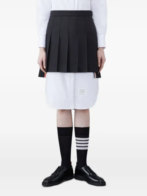 Thom Browne pleated mini skirt Black FGC402V00473