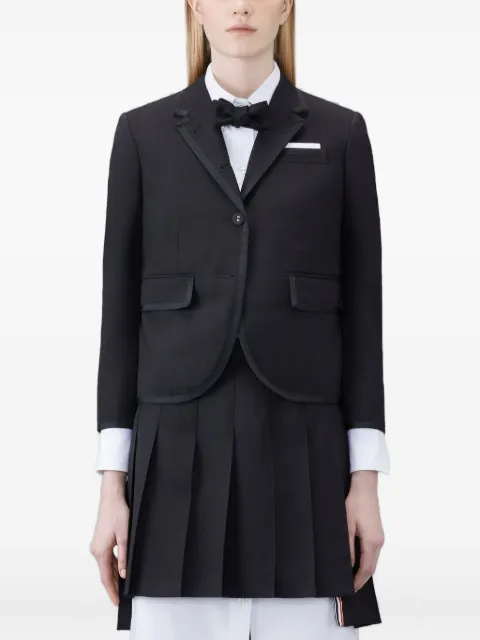 Thom Browne notched-lapel fitted jacket Black FBC010I00473