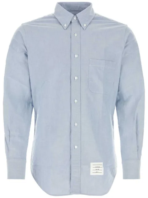 Thom Browne Oxford Grossgrain placket shirt Blue MWL010EF0313