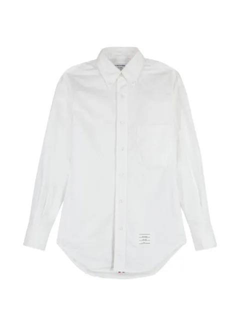 Thom Browne button-down chest-pocket shirt White MWL010EF0313