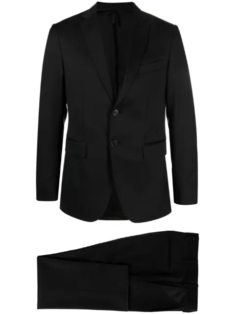 Château Lafleur-Gazin single-breasted wool suit Black V50764508