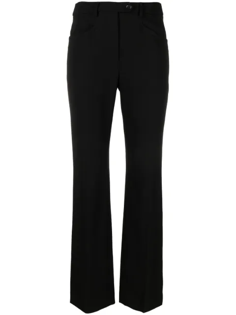 Moschino mid-rise straight-leg trousers Black A03065525