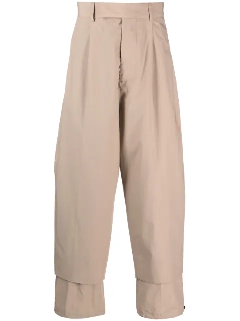 Craig Green tailored cropped trousers Neutrals CGSS23CWOTRS29