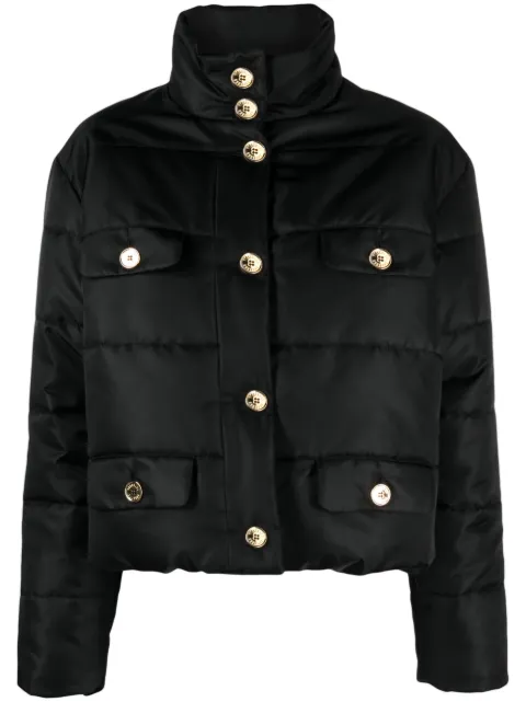 Moschino button-up puffer jacket Black A05295515