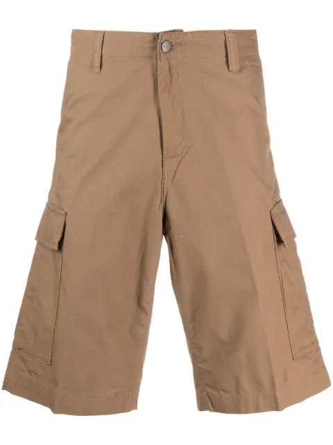 Carhartt WIP logo-patch cargo shorts Neutrals I028246