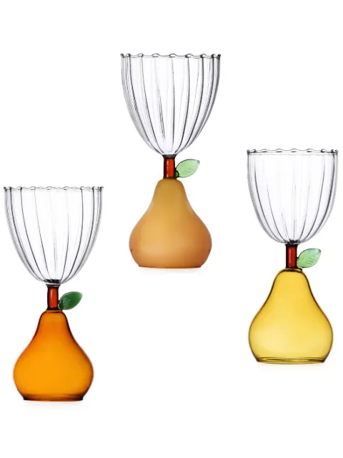 Ichendorf Milano pear-shaped wine goblets (set of 3) Neutrals 0935233789