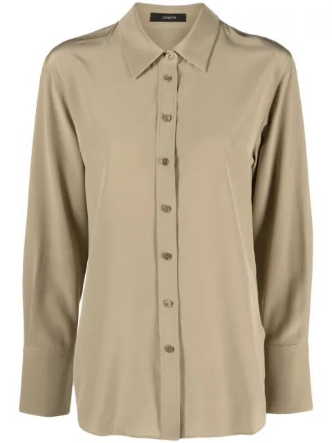 JOSEPH Joe silk shirt Green JF006478