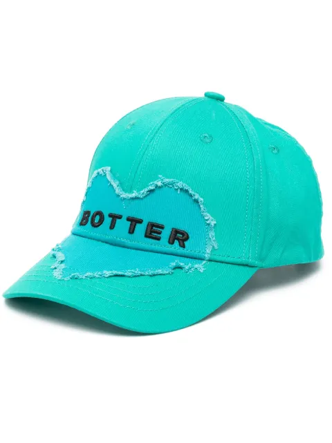 Botter logo-patch cotton cap Green 9032A001