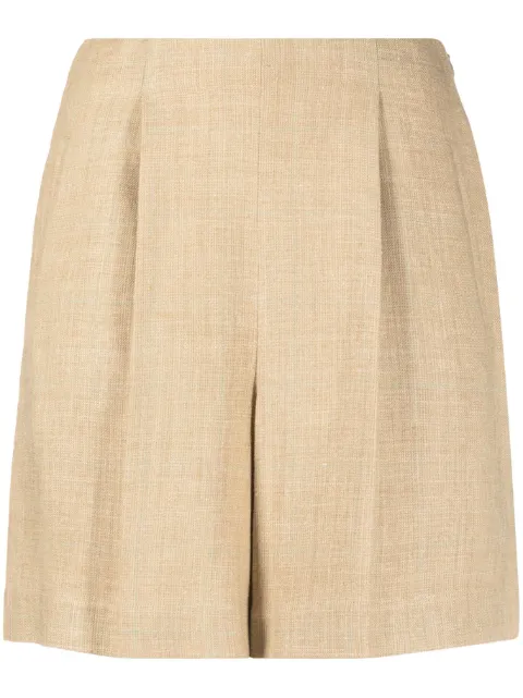 Ralph Lauren Collection high-waisted tailored shorts Neutrals 290910977001