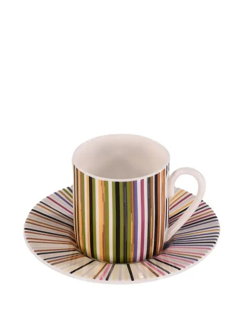 Missoni Home Jenkins coffee cup & saucer (set of six) Green MHPSJB12S6