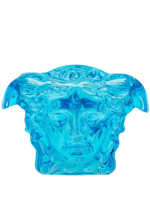 Versace Medusa Head glossy-finish vase Blue 6918332163347019