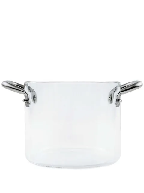 knindustrie transparent glass pot Neutrals 10124