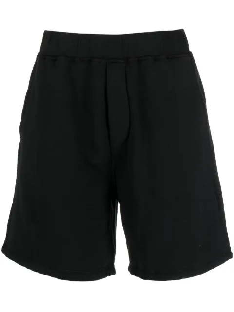 DSQUARED2 logo-print cotton shorts Black S71MU0731S25140