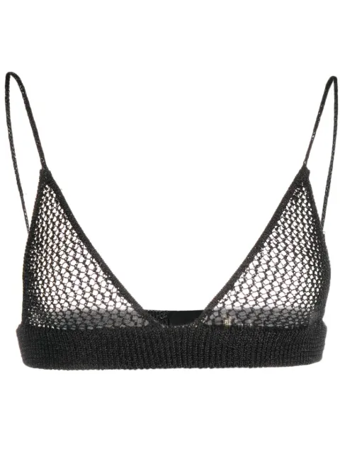 Dodo Bar Or Geddy knitted bra top Black DBO8060