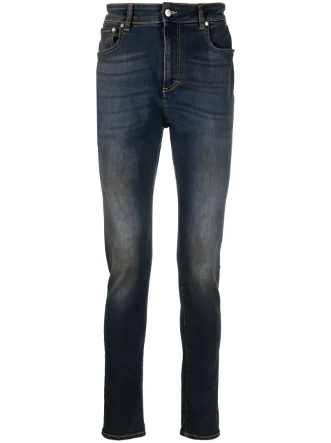 Represent faded-effect skinny jeans Blue M07043