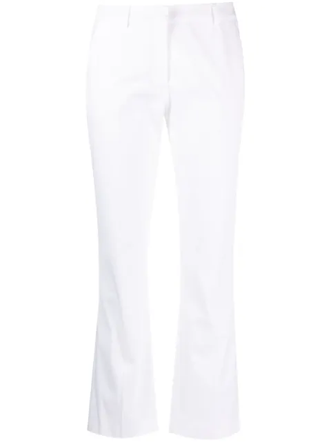 PT Torino mid-rise flared trousers White CDVSJAZ00STDDX18