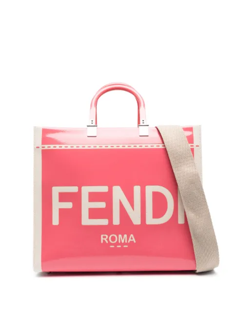 FENDI logo-print tote bag Pink 8BH386ANT7