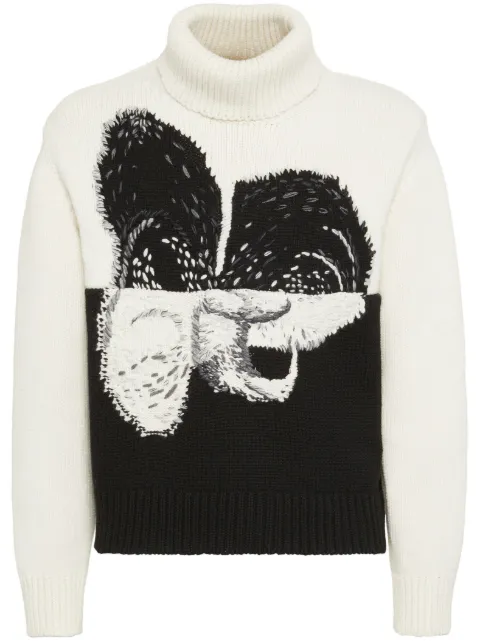 Alexander McQueen spliced orchid jumper White 762764Q1XIH