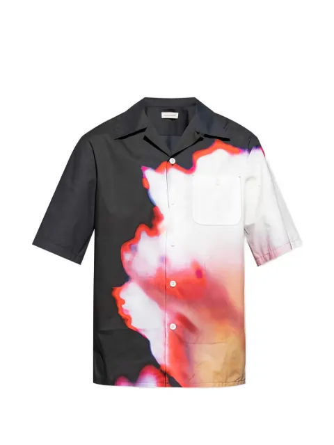 Alexander McQueen short-sleeves shirt Black 750133QVO31