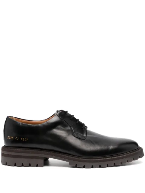 Common Projects leather derby shoes Black 2375