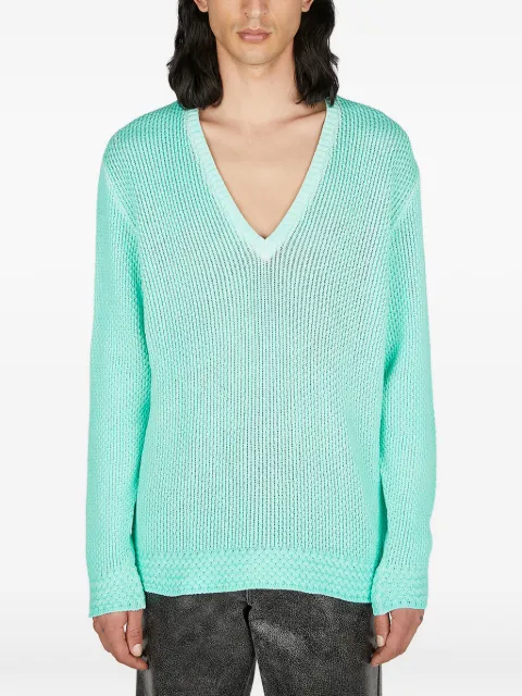 GUESS USA V-neck sweater Green M3GR01Z35L0G753
