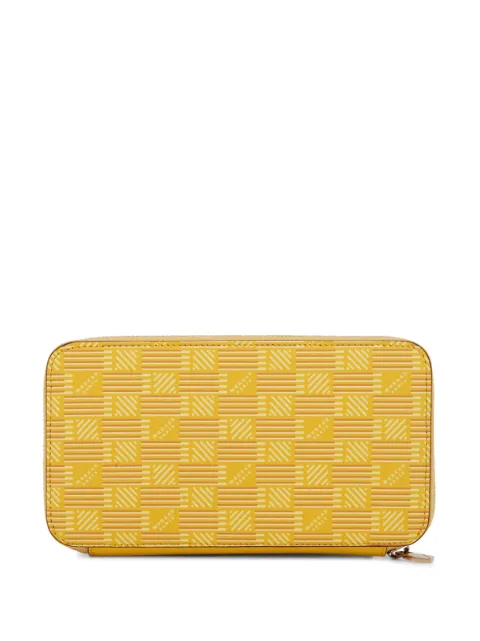 Moreau monogram-print leather wallet Yellow CONTZIPPMPRCALFYEF