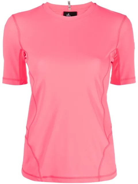 Moncler Grenoble embossed-logo T-shirt Pink I10988C00004899VX