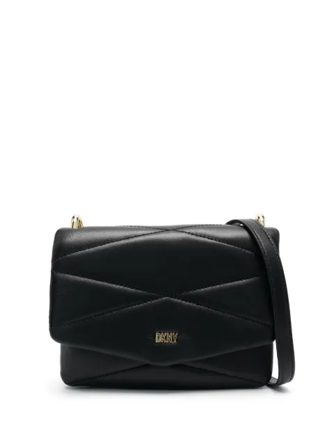 DKNY quilted leather crossbody bag Black R31EBW98