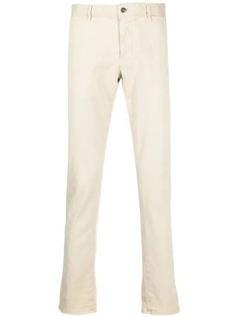 Incotex tapered-leg chino trousers Neutrals 16S1009664A