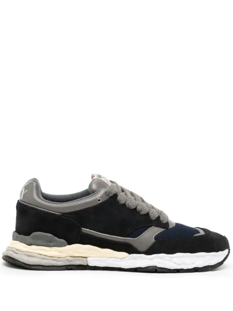 Maison MIHARA YASUHIRO George low-top suede sneakers Black A10FW701