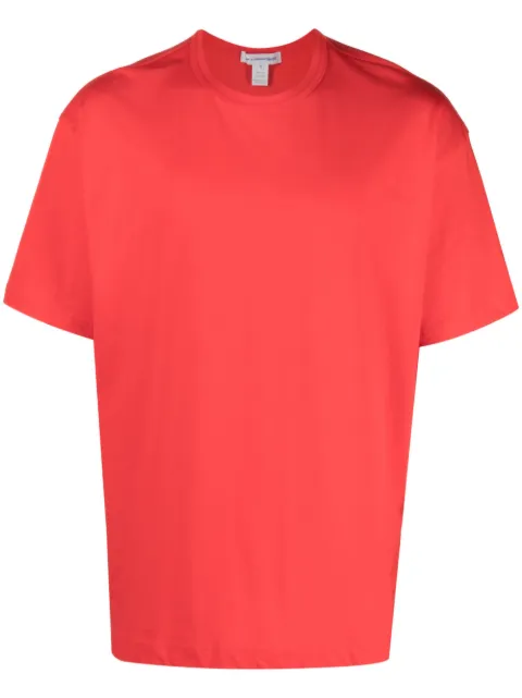 Comme Des Garçons Shirt logo-print cotton T-shirt Red FKT015