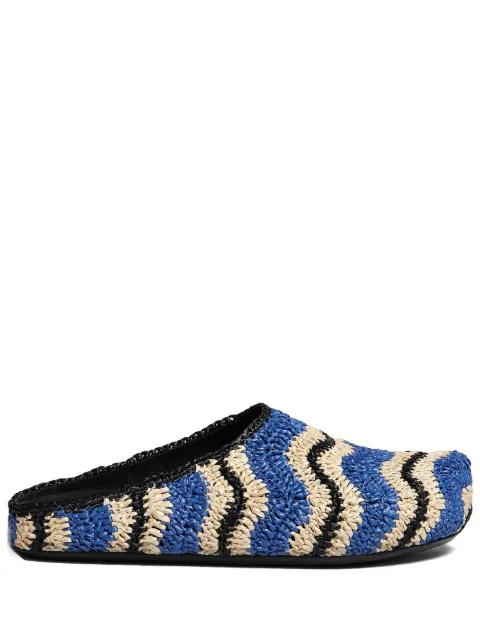 Marni Fussbet Sabot round-toe loafers SBMR002800P5495