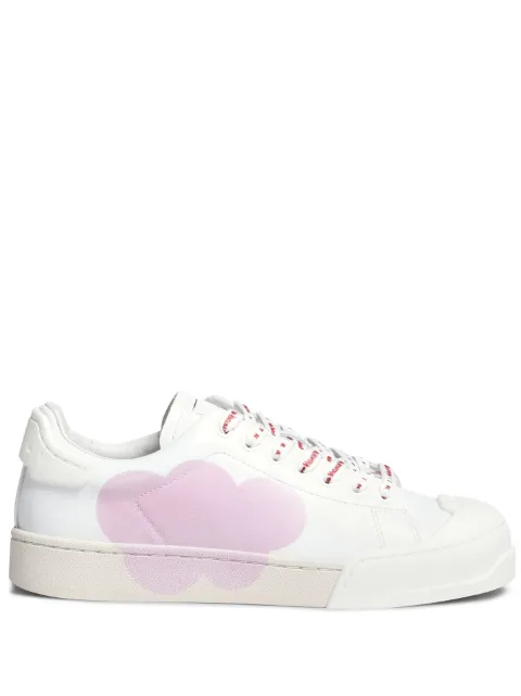 Marni graphic-print low top sneakers White SNZW014601P5761
