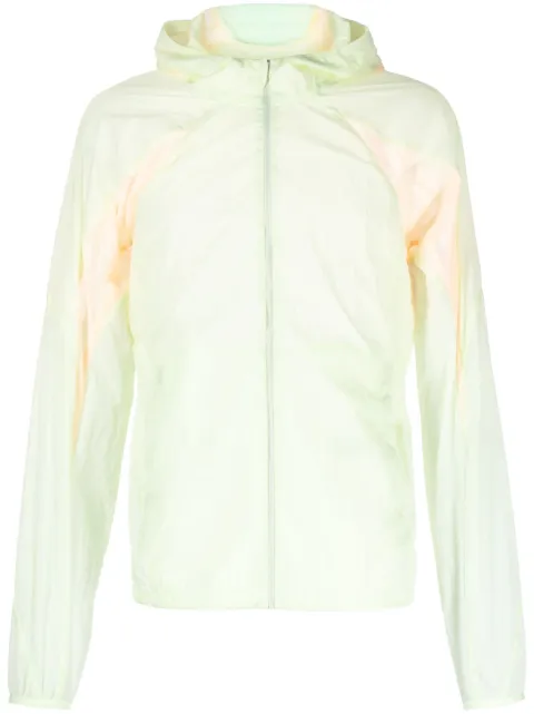 Post Archive Faction transparent-design hooded jacket Green 50OTRLGN