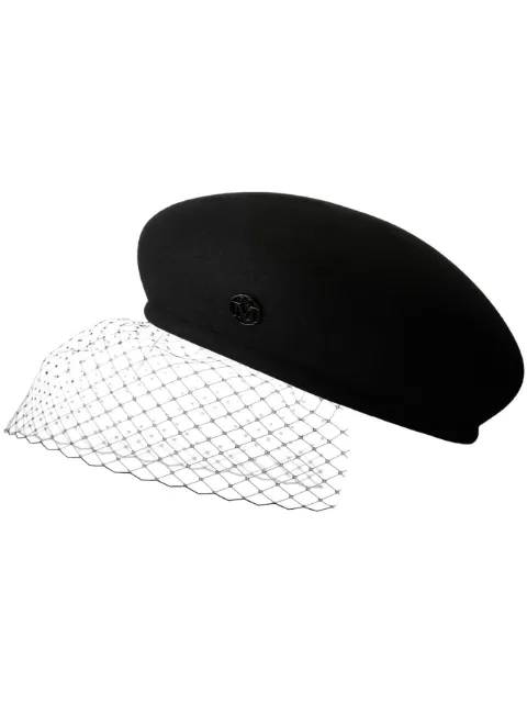 Maison Michel New Bonnie Veil Black 1088019001