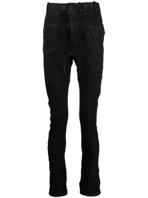 Boris Bidjan Saberi drop-crotch skinny jeans Black P14SFFTS10001