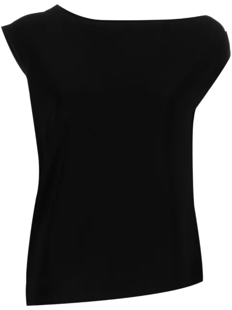 Norma Kamali asymmetric sleeveless top Black KK1206PL143001