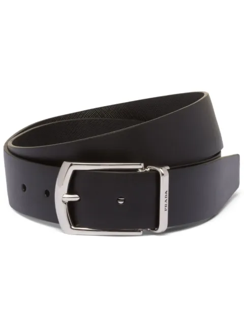 Prada reversible Saffiano-leather belt Black 2CC4682AJ9